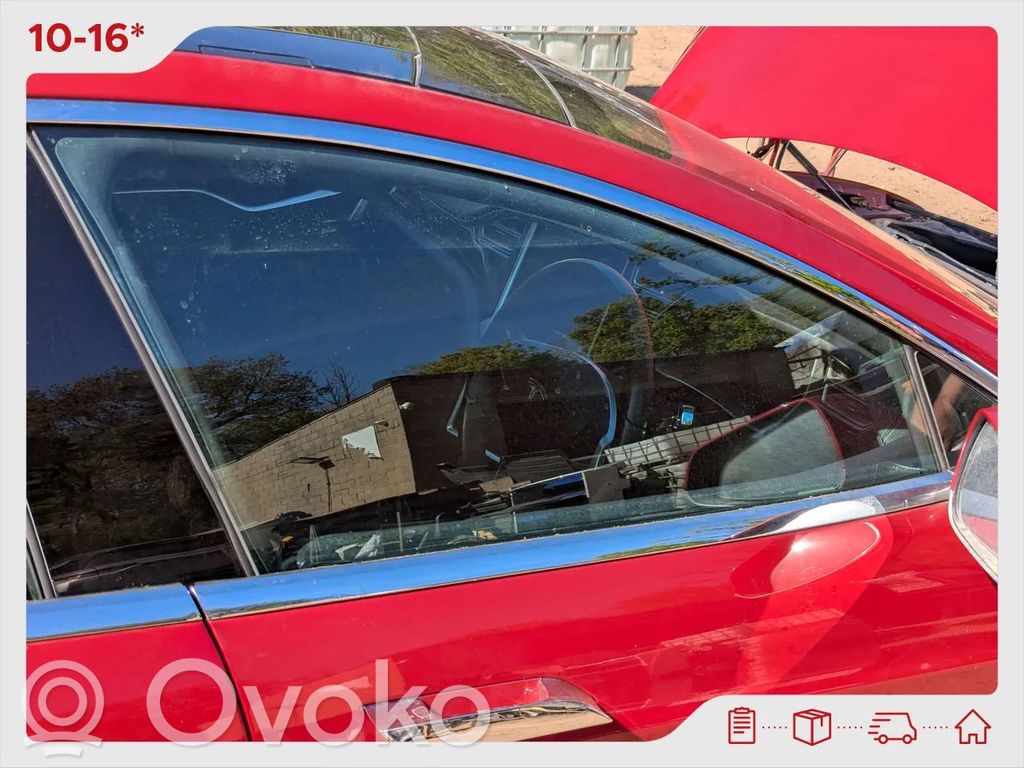 Tesla Model S Front door window glass four-door 