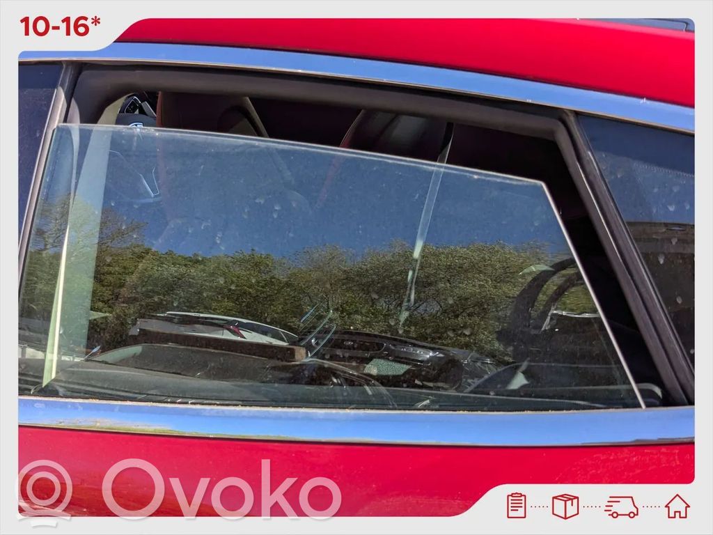 Tesla Model S Rear door window glass 