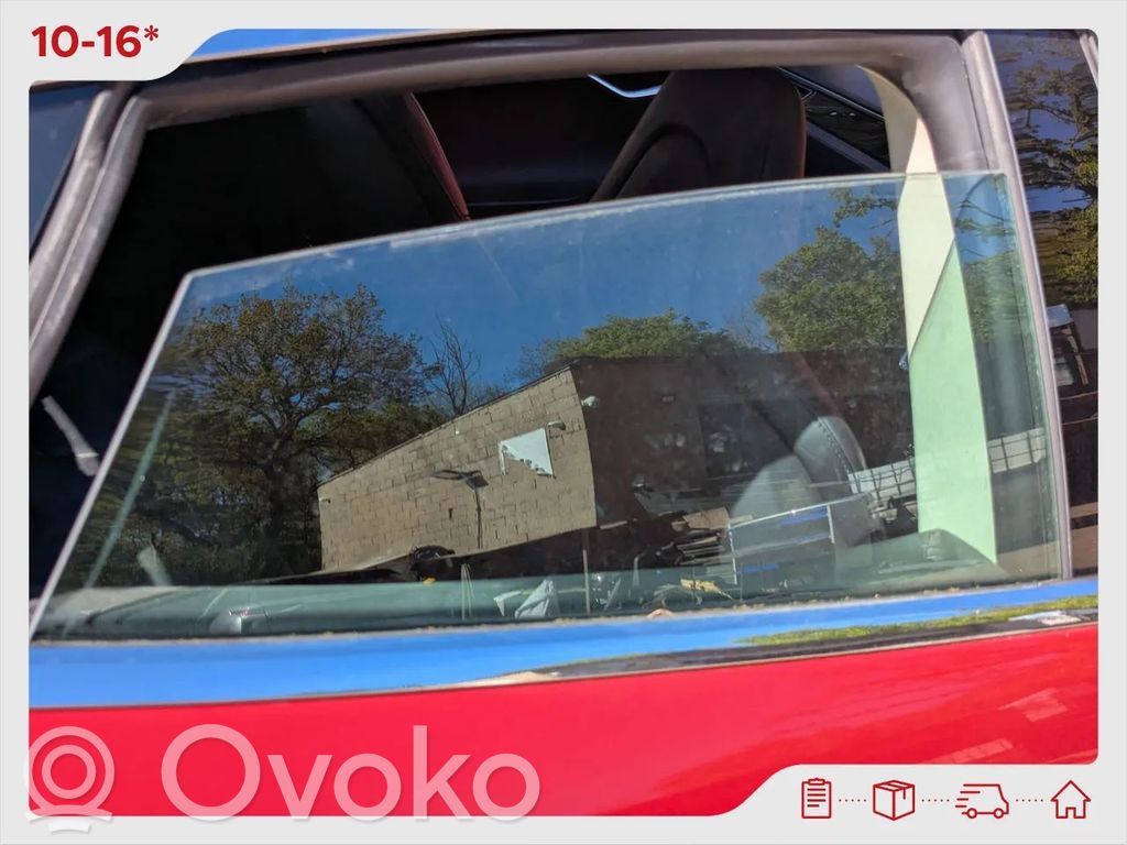 Tesla Model S Rear door window glass 