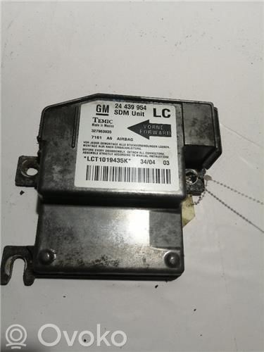 Opel Corsa C Unitate/modul de comandă airbaguri 