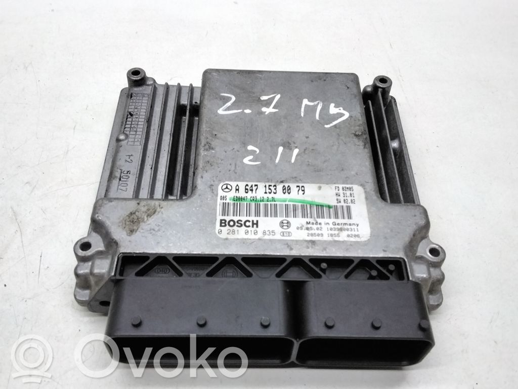 Mercedes-Benz E W211 Engine control unit/module 