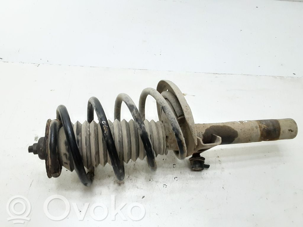 Front shock absorber with coil spring