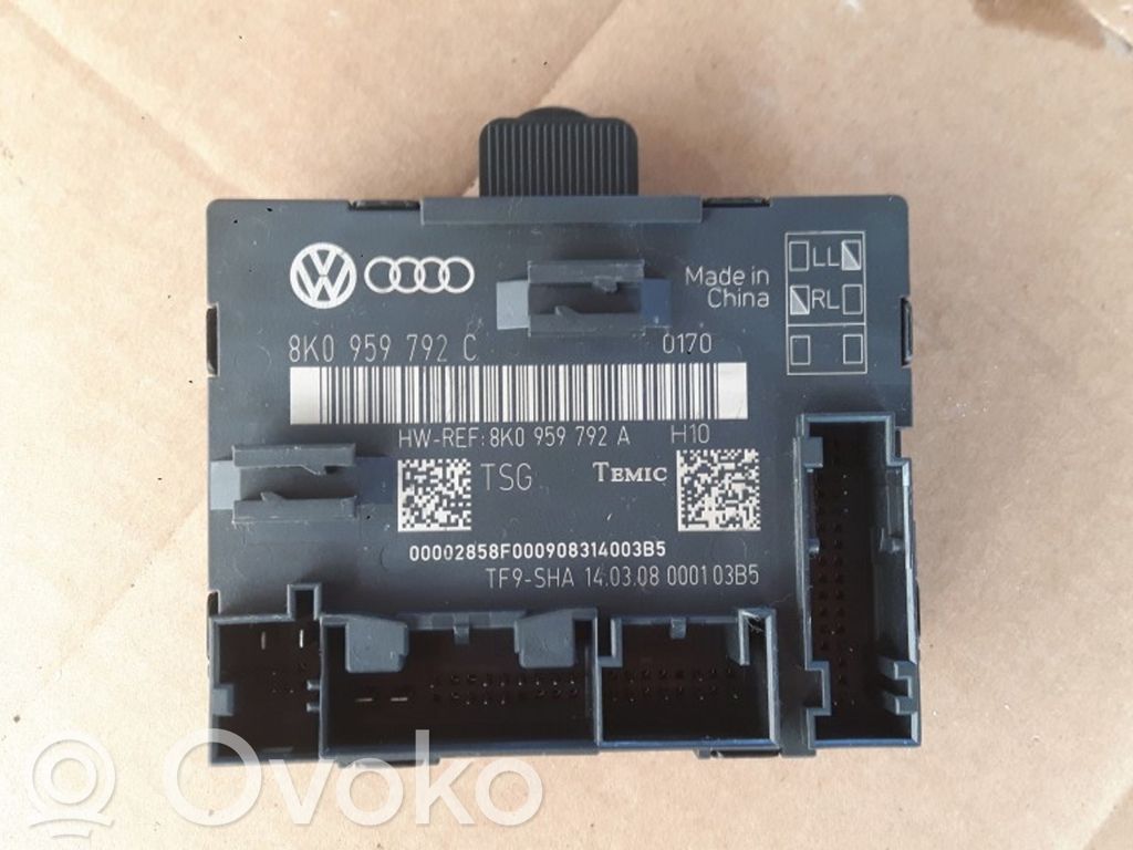 Audi A4 S4 B8 8K Comfort/convenience module 