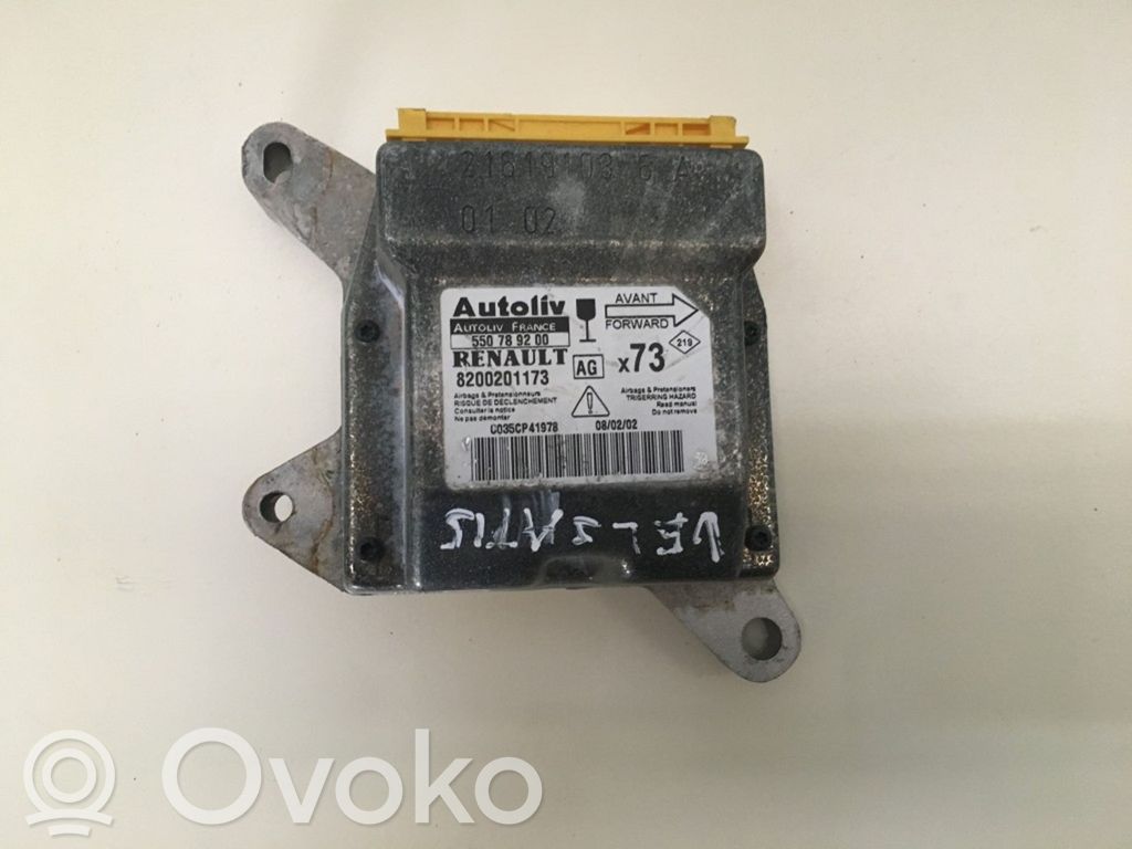Renault Vel Satis Airbag control unit/module 