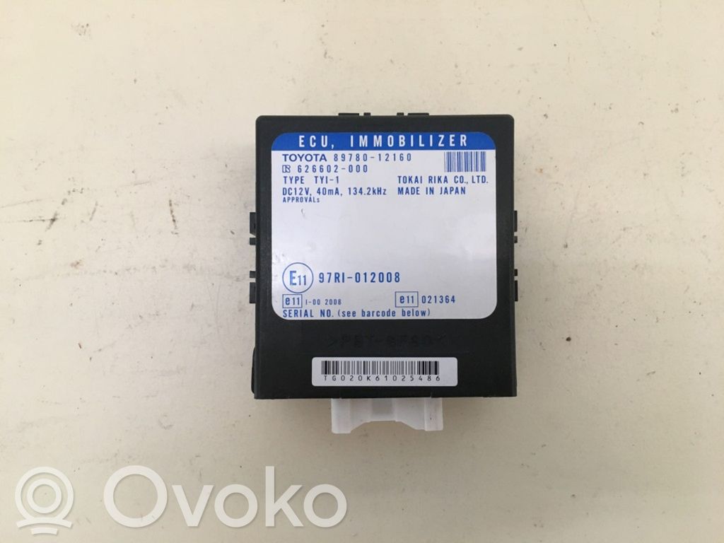 Toyota Corolla E120 E130 Immobilizer control unit/module 