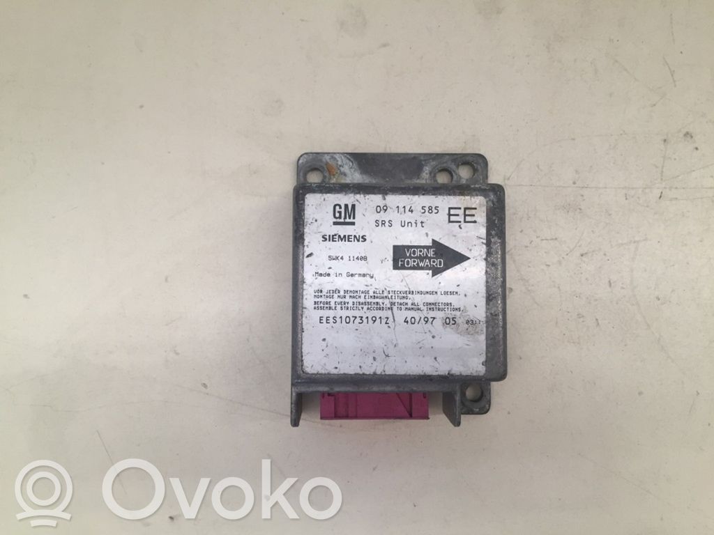 Opel Corsa B Airbag control unit/module 