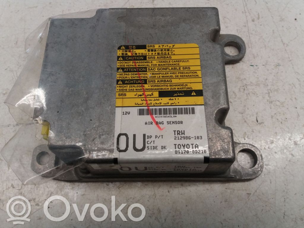 Toyota Yaris Airbag control unit/module 