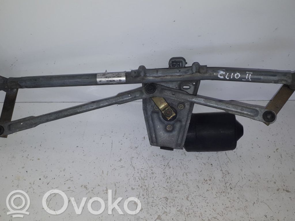 Renault Clio II Wischergestänge Wischermotor vorne 