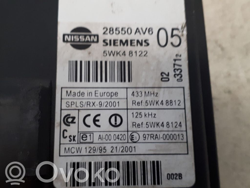 Nissan Primera Other control units/modules 
