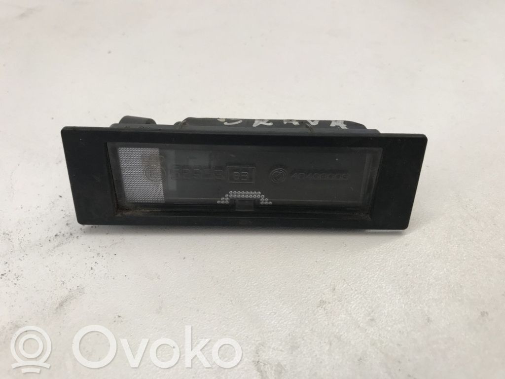 Fiat Bravo - Brava Éclairage de plaque d'immatriculation 