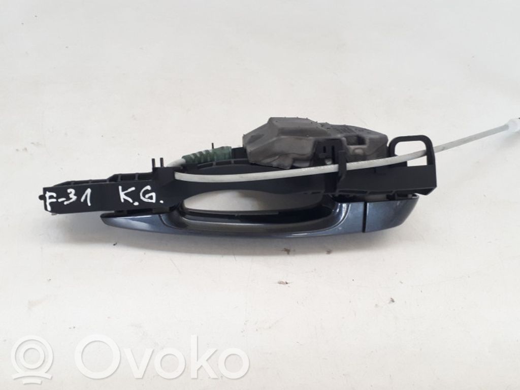 BMW 3 F30 F35 F31 Poignée extérieure de porte arrière 