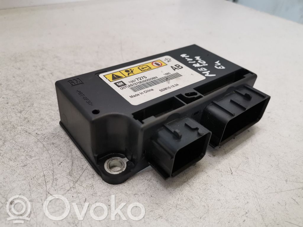 Opel Meriva B Airbag control unit/module 