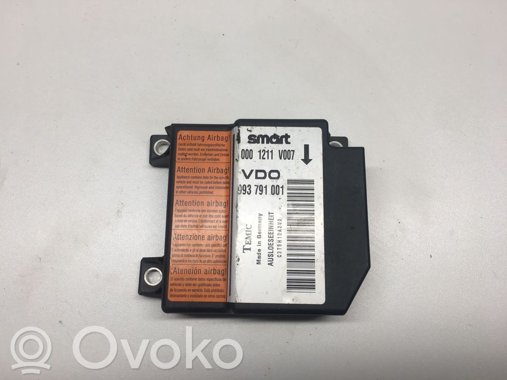 Smart ForTwo I Airbag control unit/module 