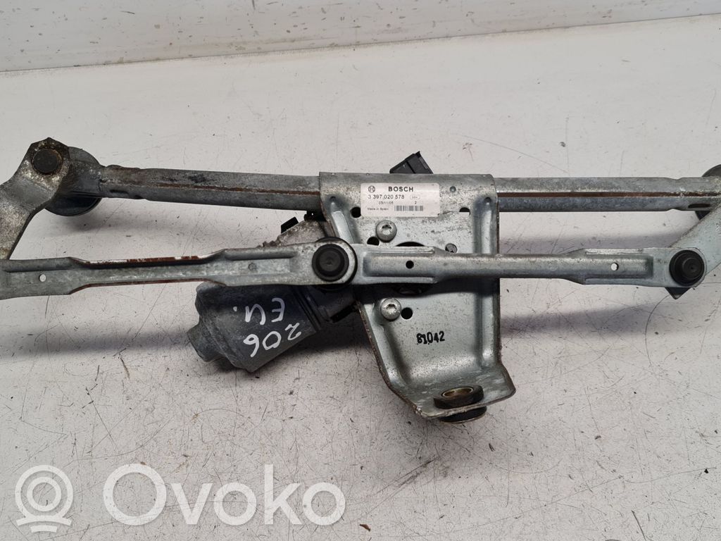 Mechanizm i silniczek wycieraczek szyby przedniej / czołowej   3397020578,52990660,0816A205