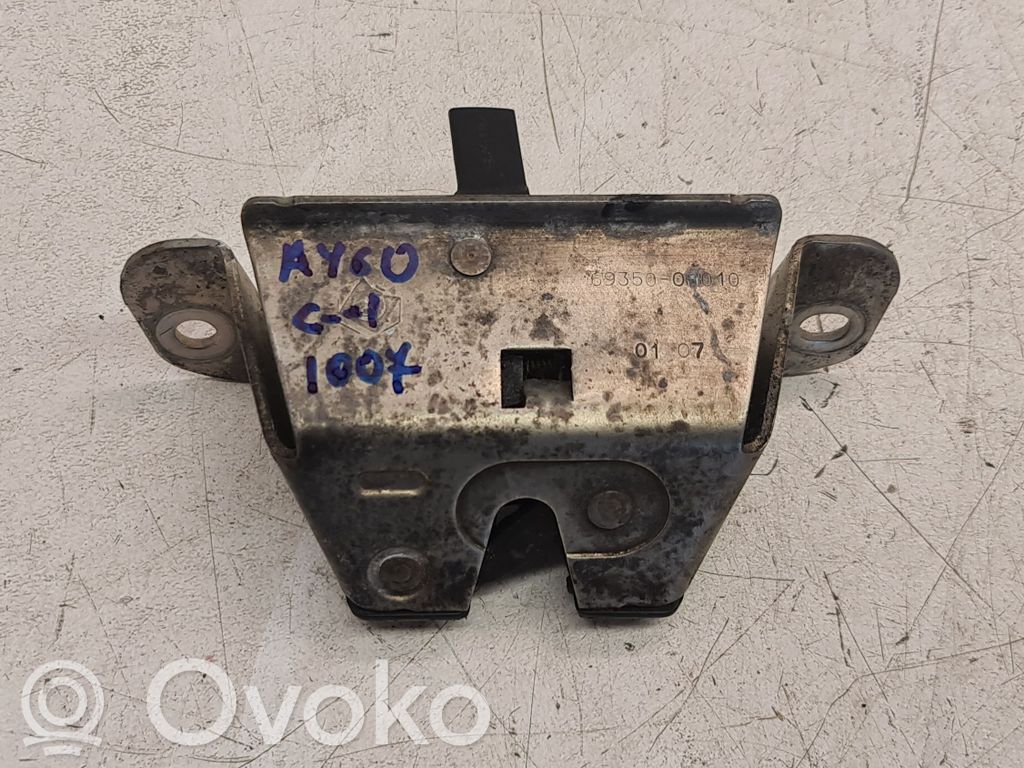 Toyota Aygo AB10 Tailgate/trunk/boot lock/catch/latch 