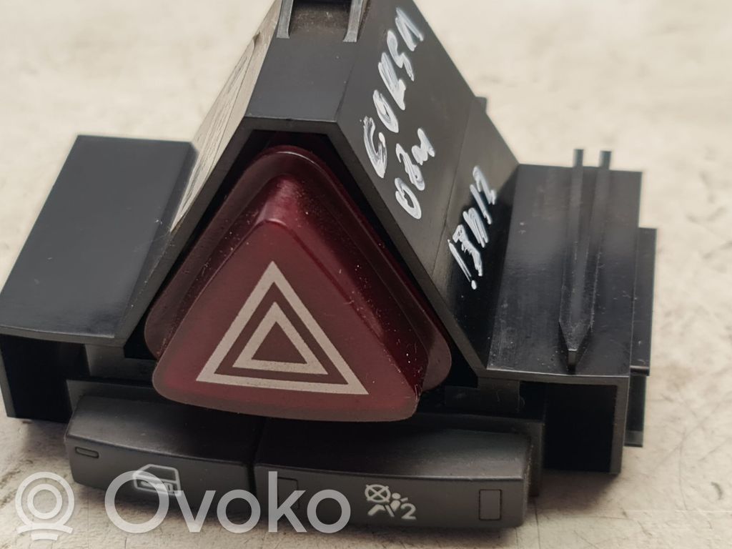 Opel Corsa D Hazard light switch 