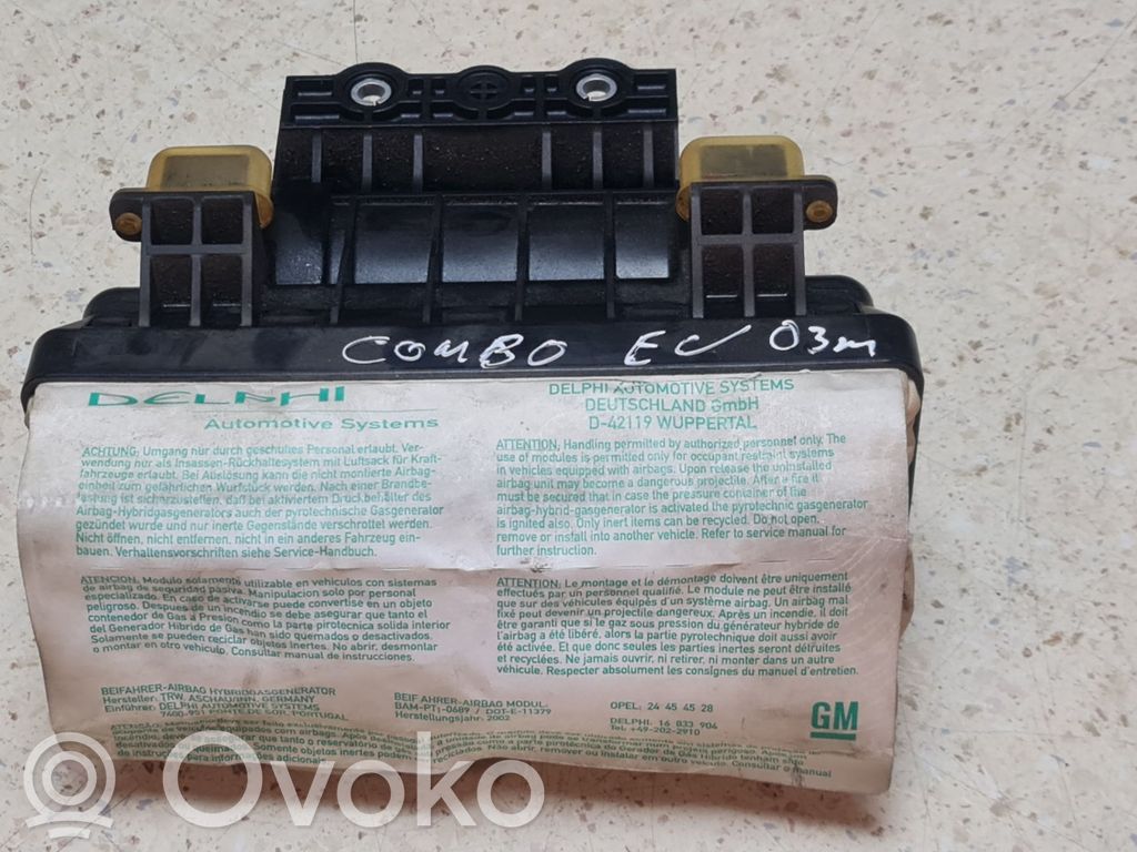 Opel Combo C Airbag del pasajero 
