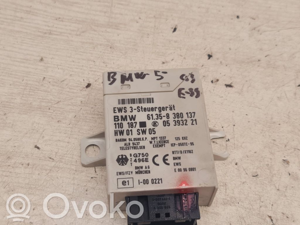 Immobilizer control unit/module   61358380137,05393221