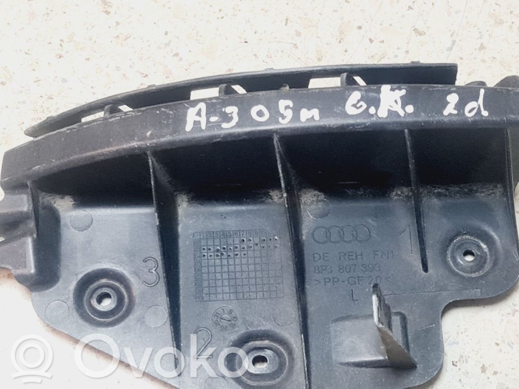 Audi A3 S3 8P Uchwyt / Mocowanie zderzaka tylnego 