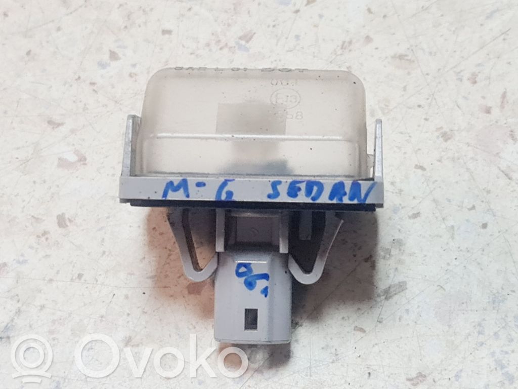 Mazda 6 Number plate light 