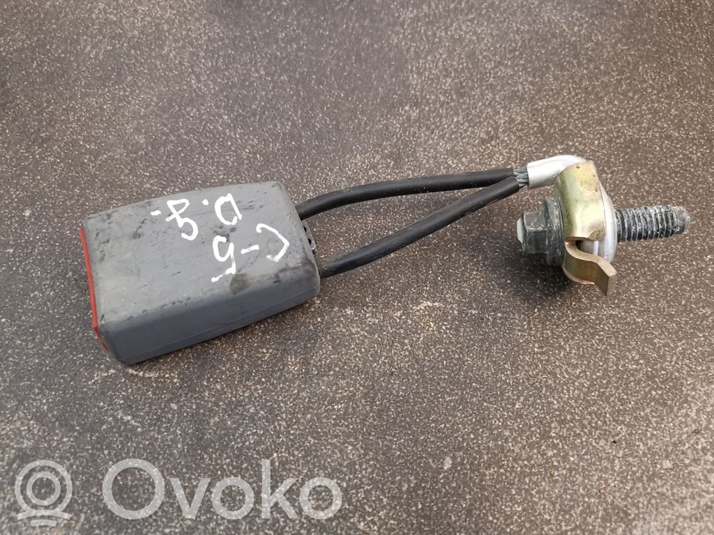 Citroen C5 Klamra tylnego pasa bezpieczeństwa 