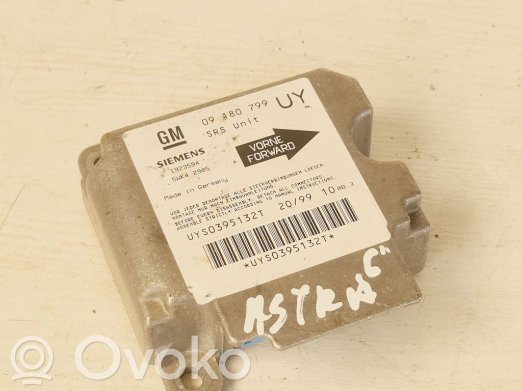 Opel Astra G Airbag control unit/module 