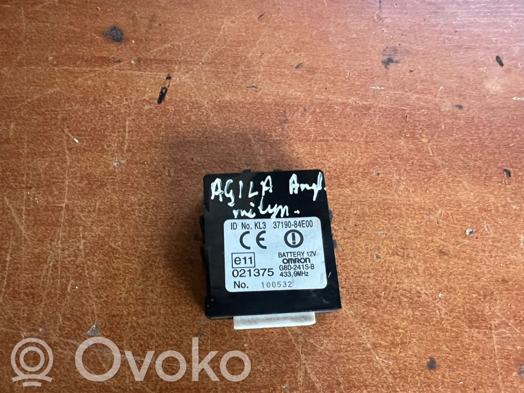 Opel Agila A Other control units/modules 
