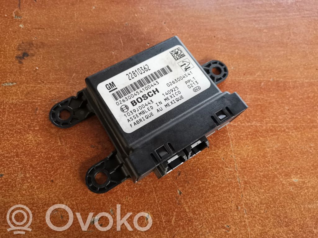 Opel Astra J Parking PDC control unit/module 