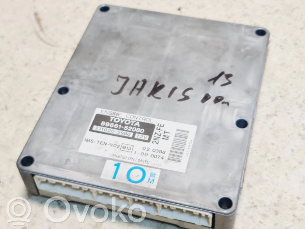 Toyota Yaris Engine control unit/module 