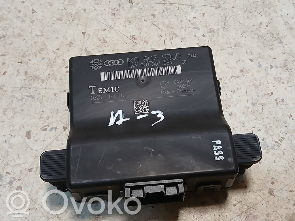 Audi A3 S3 A3 Sportback 8P Gateway control module 