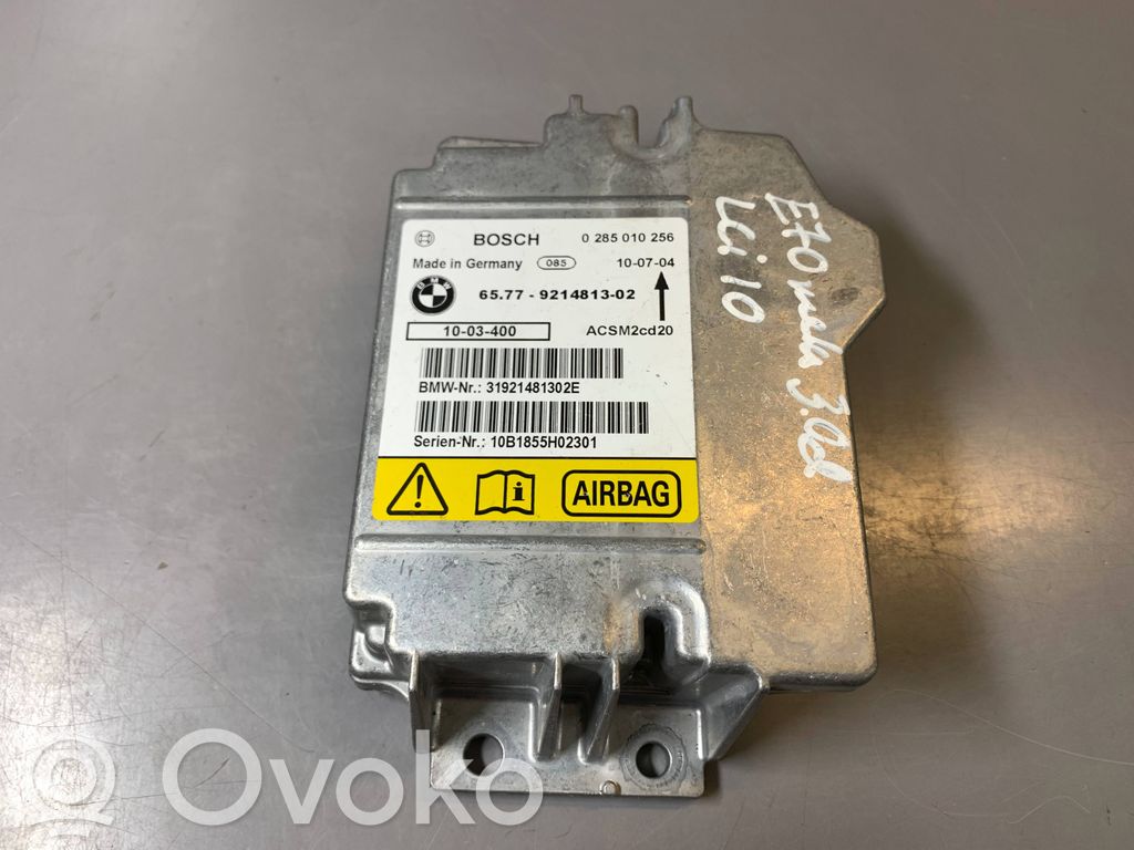 Airbag control unit/module   9214813,31921481302E,0285010256