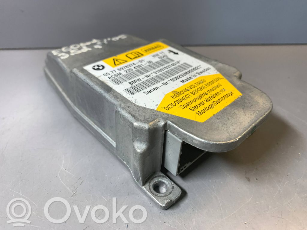 Module de contrôle airbag   6978374,220439130,05B293MA09821,31697837401P