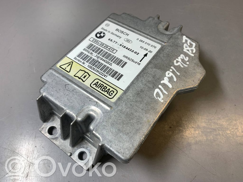Module de contrôle airbag   9184432,MRSZ50016,0285010070,31918443202L