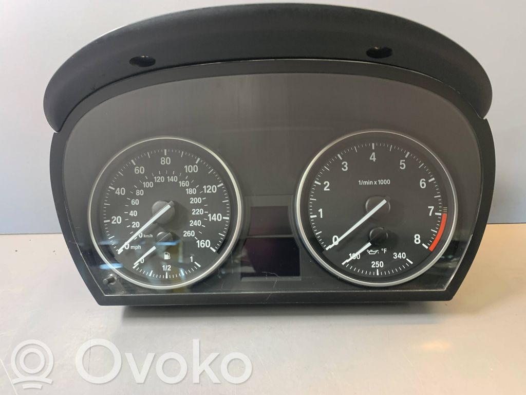 BMW 3 E90 E91 Spidometrs (instrumentu panelī) 