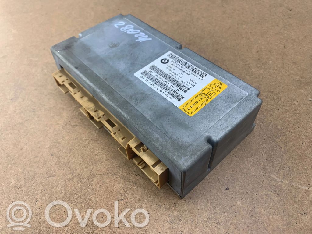 BMW 5 E60 E61 Oro pagalvių valdymo blokas 