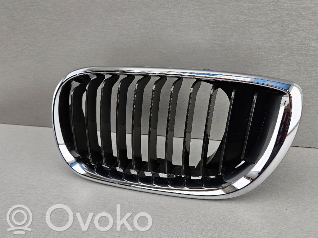 BMW 3 E46 Etupuskurin ylempi jäähdytinsäleikkö 