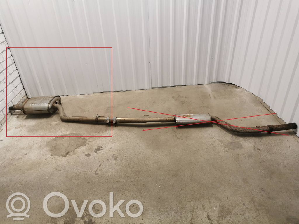 BMW 5 E60 E61 Rear muffler/silencer tail pipe 
