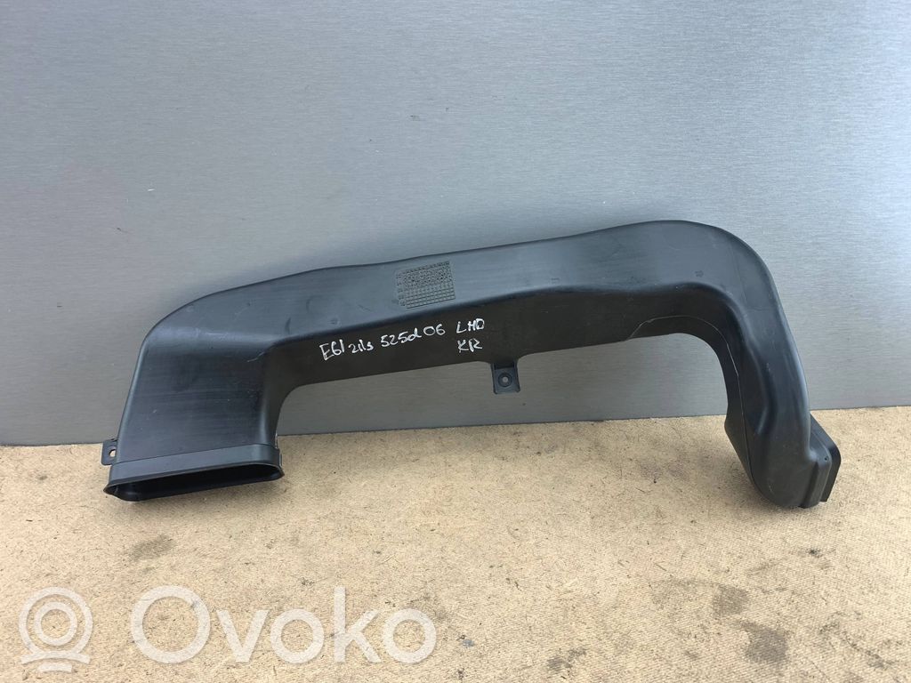 BMW 5 E60 E61 Ohjaamon sisäilman ilmakanava 