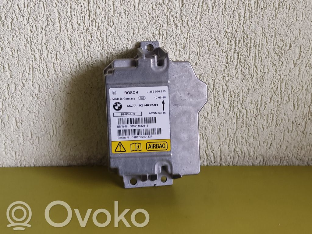 Airbag control unit/module   0285010255,9214812,65770248298