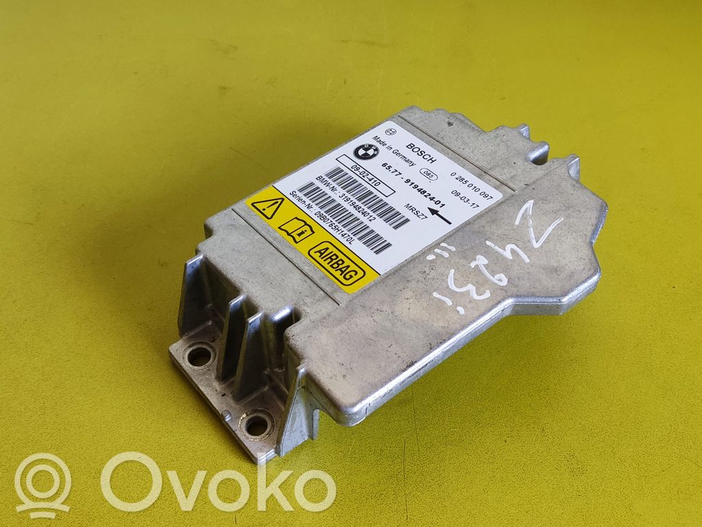 BMW Z4 E89 Airbag control unit/module 