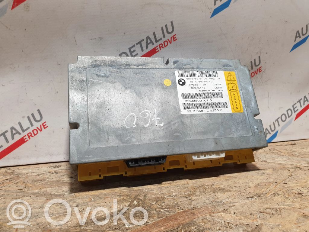 BMW 7 E65 E66 Module de contrôle airbag 