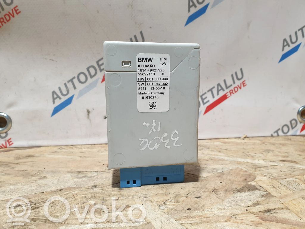 BMW 3 F30 F35 F31 Fuel injection pump control unit/module 