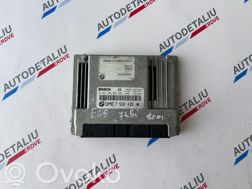 BMW 7 E65 E66 Engine control unit/module 