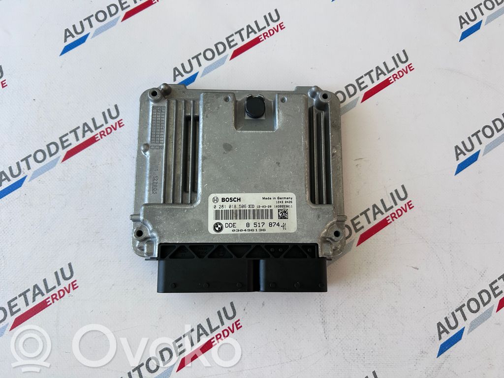 BMW 1 F20 F21 Variklio valdymo blokas 