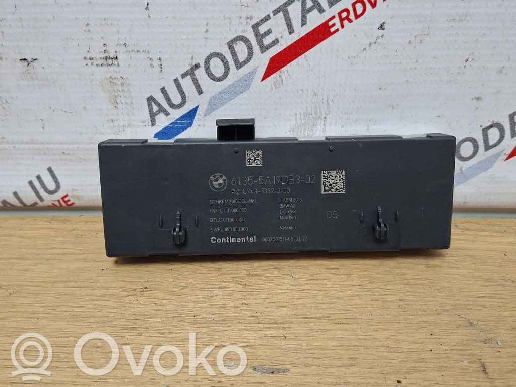 Tailgate/trunk control unit/module   5A19DB3,61355A19DB3