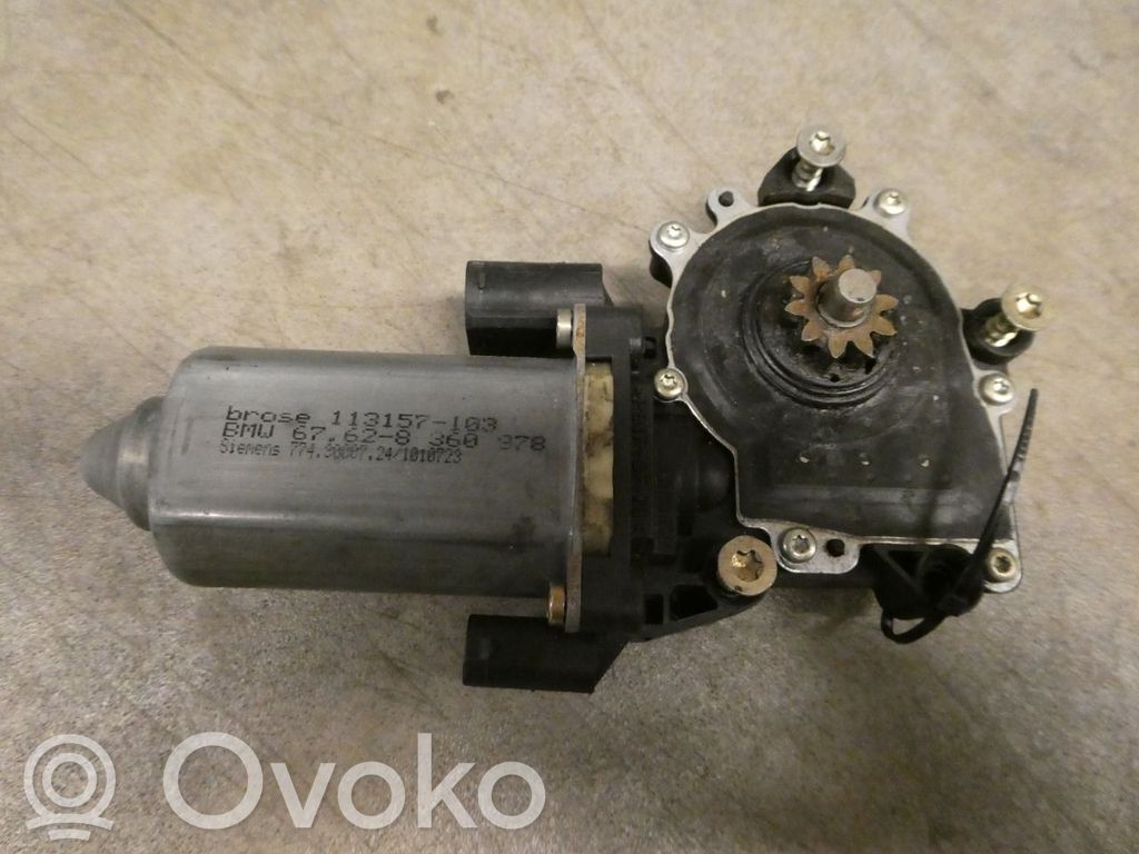 BMW 3 E36 Motor del regulador de la ventanilla de la puerta delantera 