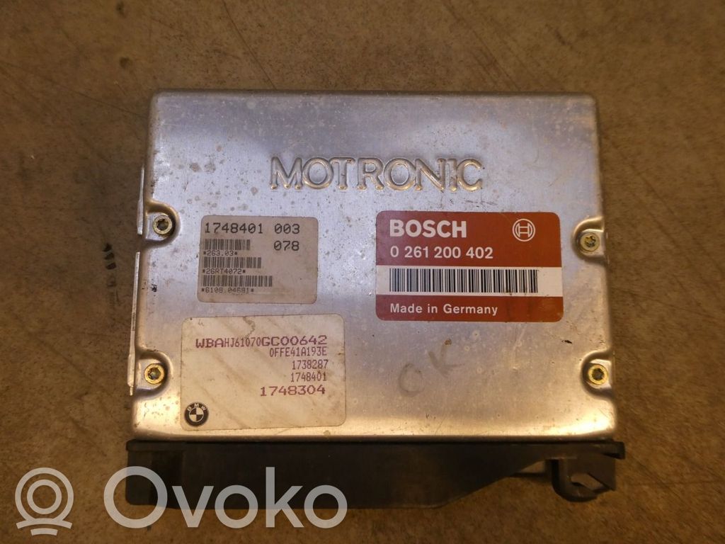 BMW 5 E34 Injection control unit/module 
