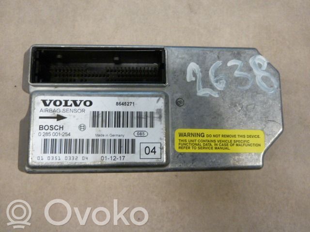 Module de contrôle airbag   0285001254