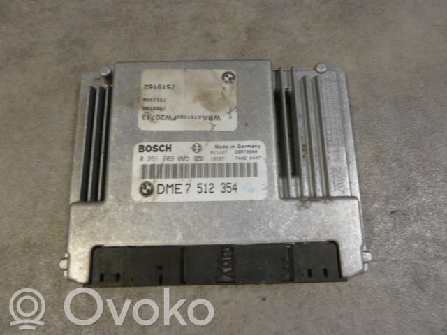BMW 3 E46 Injection control unit/module 