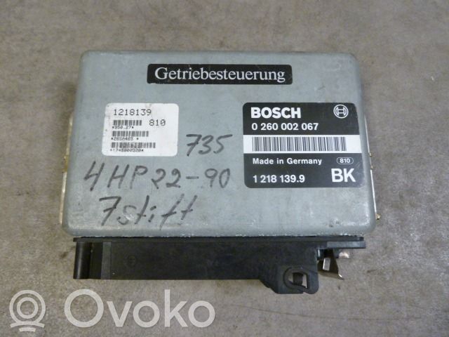 Unidad de control/módulo de la caja de cambios   1218139,0260002067